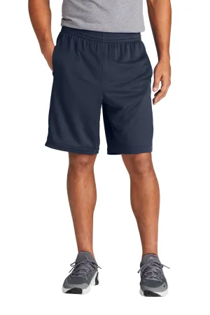 Sport-Tek Shorts de Position pour Homme PosiCharge avec Poches - Bleu Marine