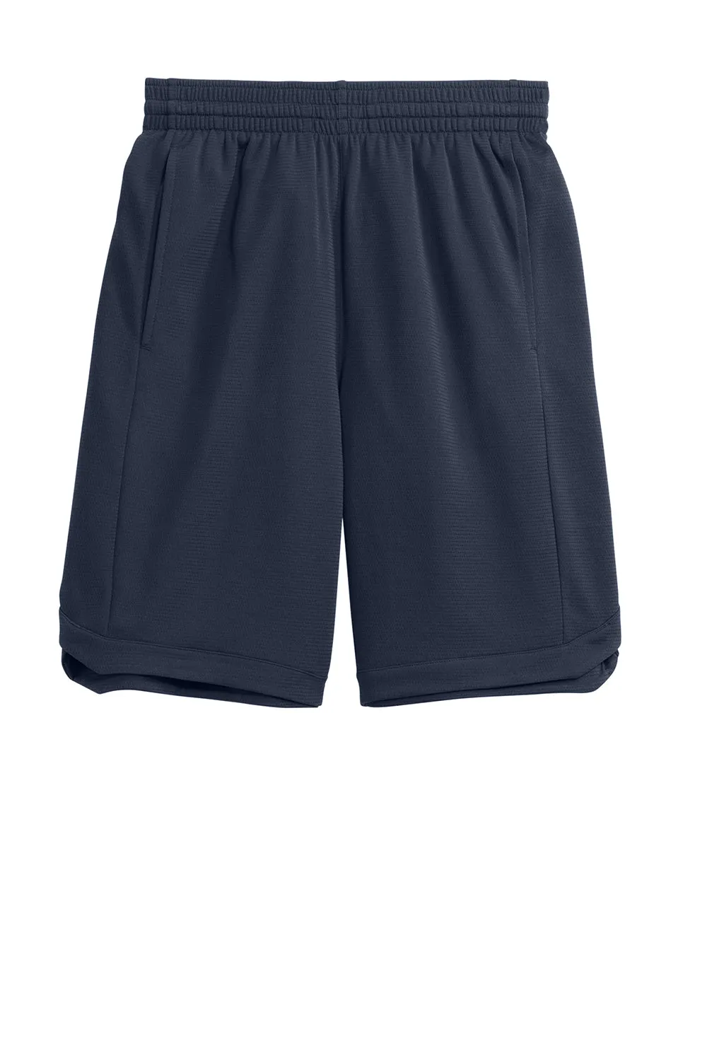 Sport-Tek Shorts de Position pour Homme PosiCharge avec Poches - Bleu Marine