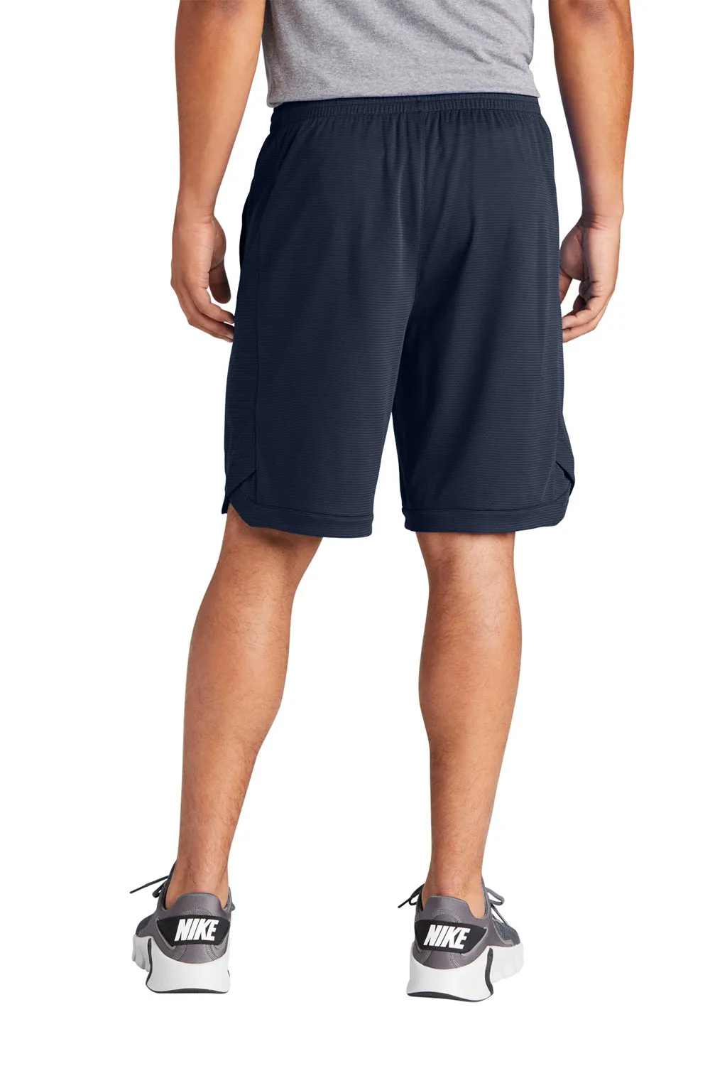 Sport-Tek Shorts de Position pour Homme PosiCharge avec Poches - Bleu Marine