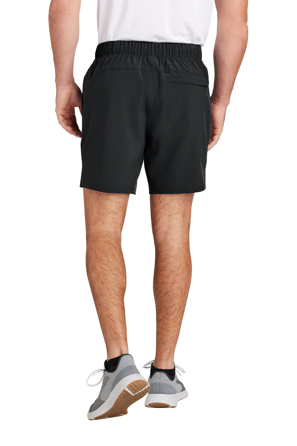 Sport-Tek Shorts Homme à Séchage Rapide avec Poches - Noir