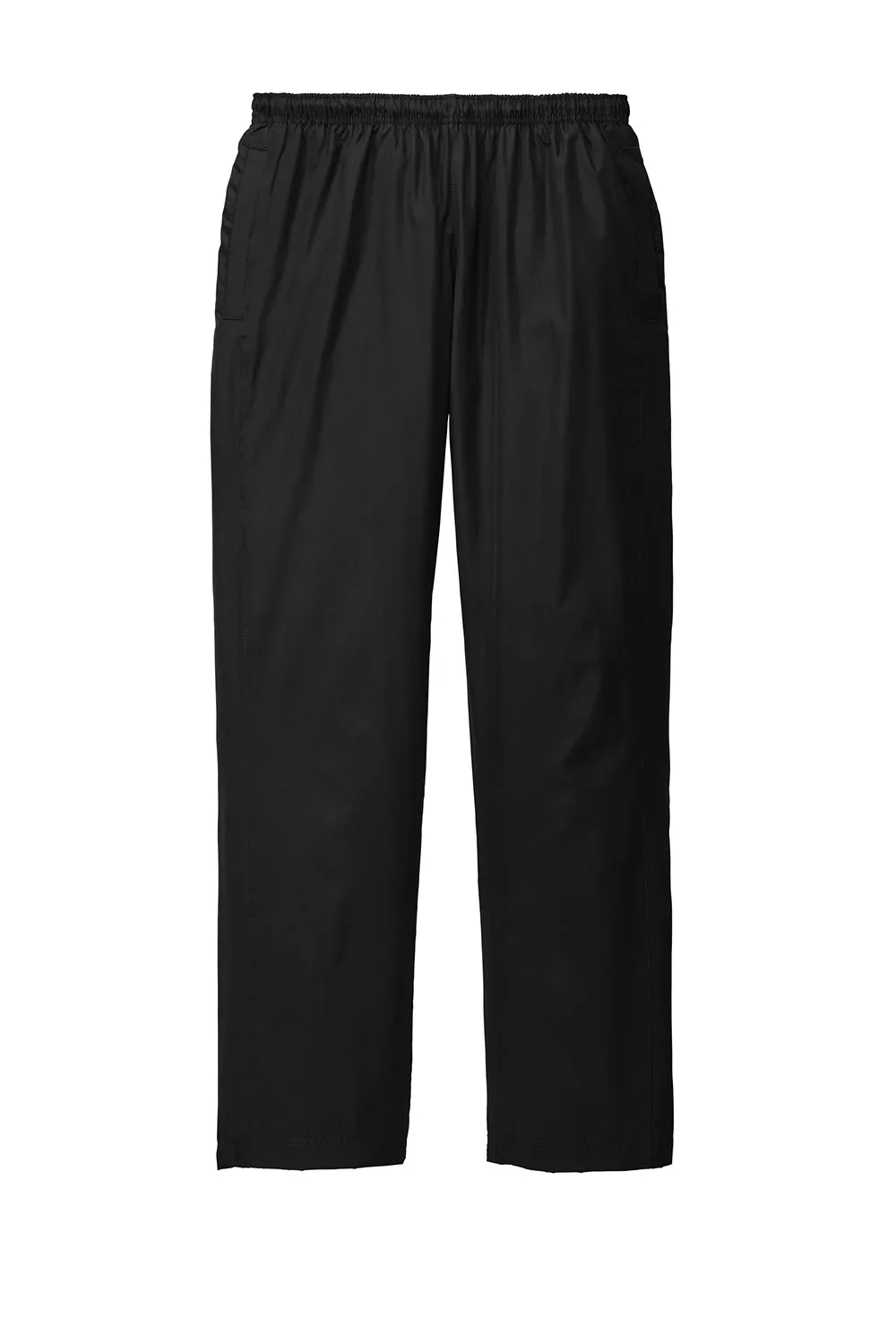 Pantalon coupe-vent résistant à l'eau pour homme avec poches Sport-Tek - Noir