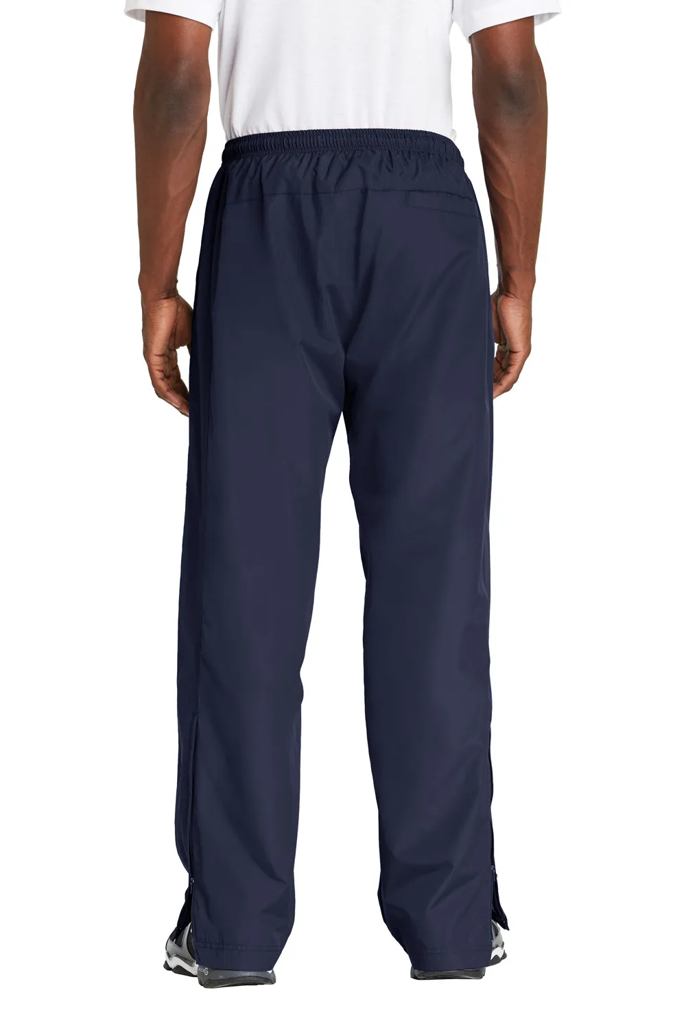 Pantalon coupe-vent résistant à l'eau pour homme Sport-Tek avec poches - Bleu marine