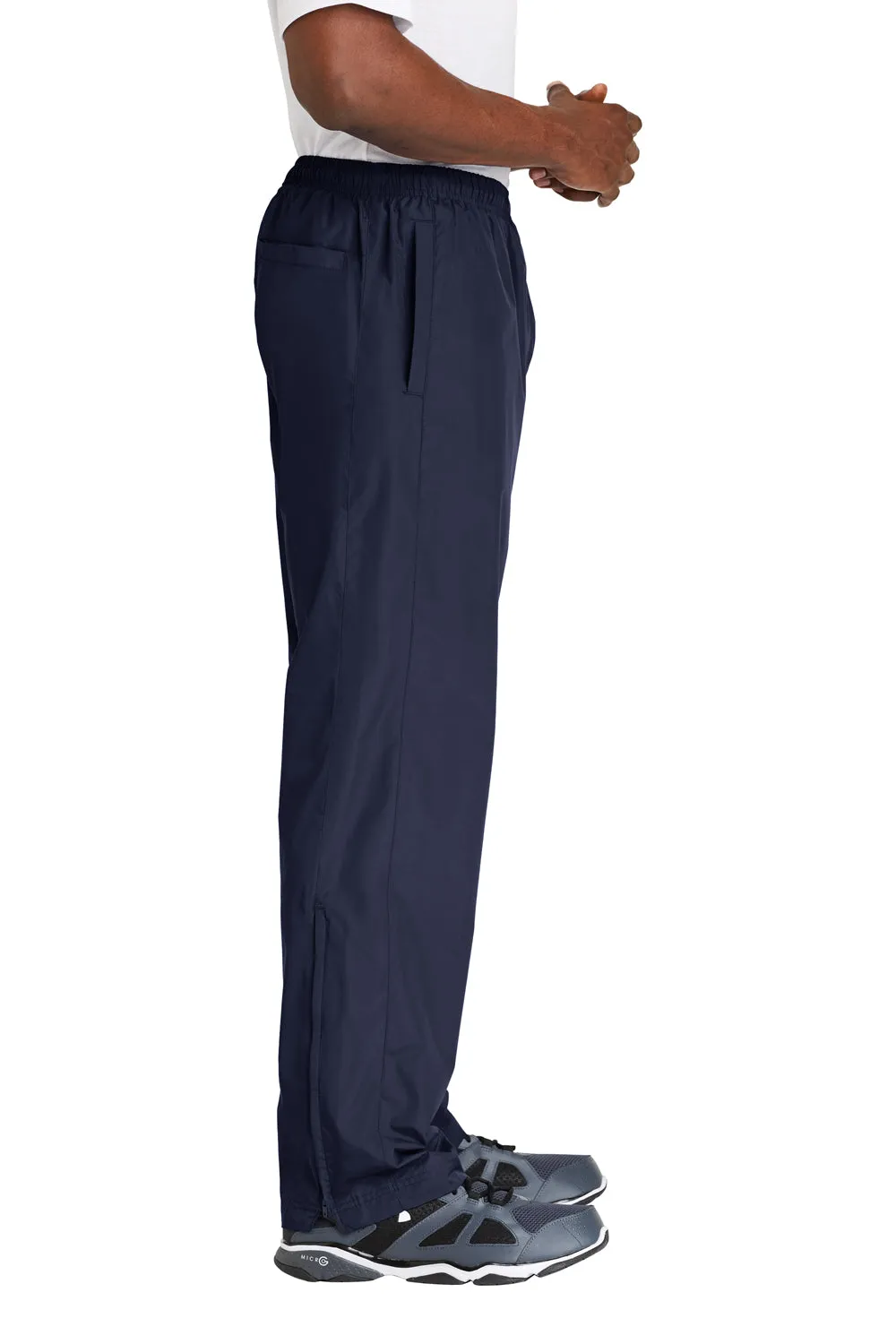 Pantalon coupe-vent résistant à l'eau pour homme Sport-Tek avec poches - Bleu marine