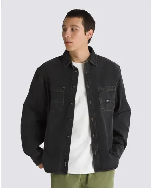 Chemise en denim Stevens en noir lavé