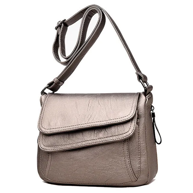 Sac à main blanc d'été en cuir véritable, sacs à main de luxe pour femmes, sacs pour femmes de créateur, sac bandoulière messager pour femmes, sacs pour mères, sacs à la mode Nova