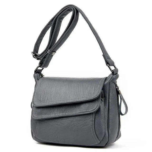 Sac à main blanc d'été en cuir véritable, sacs à main de luxe pour femmes, sacs pour femmes de créateur, sac bandoulière messager pour femmes, sacs pour mères, sacs à la mode Nova