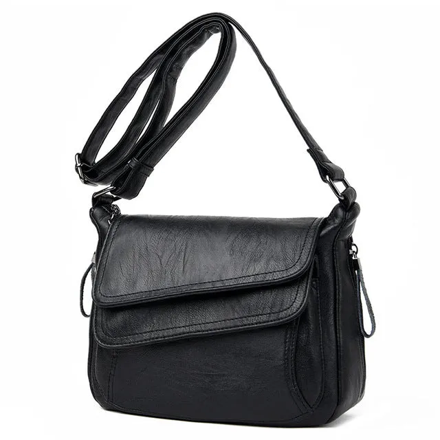Sac à main blanc d'été en cuir véritable, sacs à main de luxe pour femmes, sacs pour femmes de créateur, sac bandoulière messager pour femmes, sacs pour mères, sacs à la mode Nova