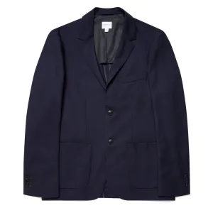 Veste en laine Sunspel Marine
