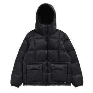 Veste à capuche volumineuse Taion abaissée en noir