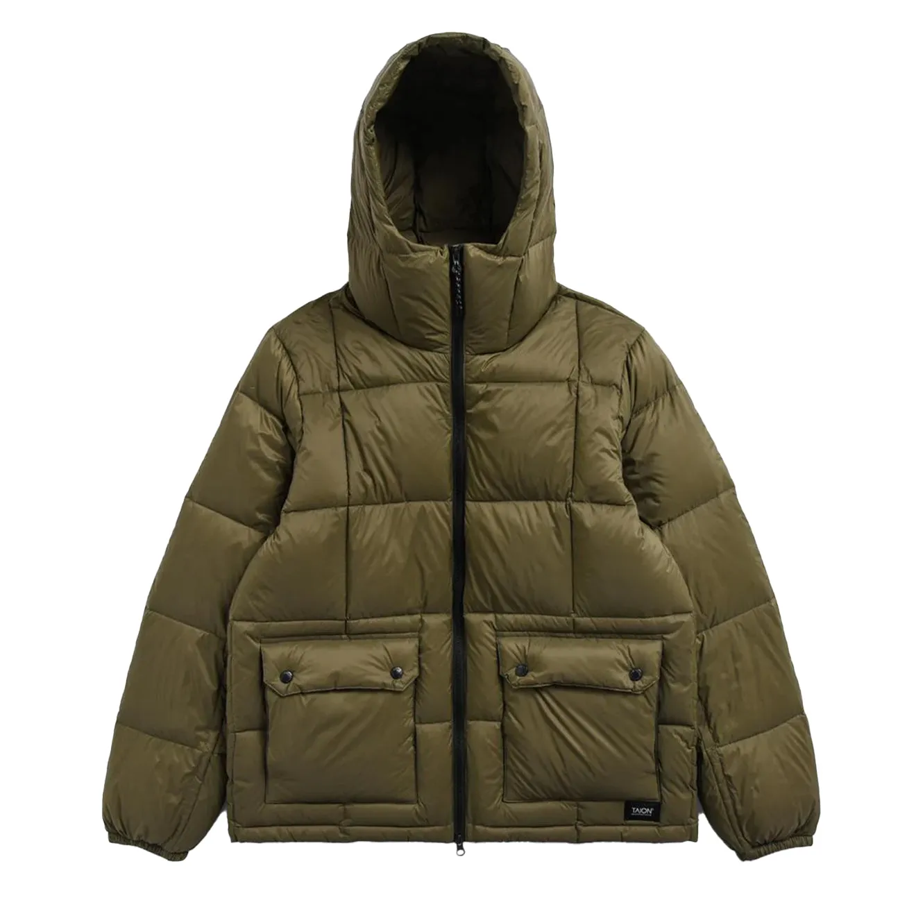 Veste Taion Volume à capuche rabattable olive