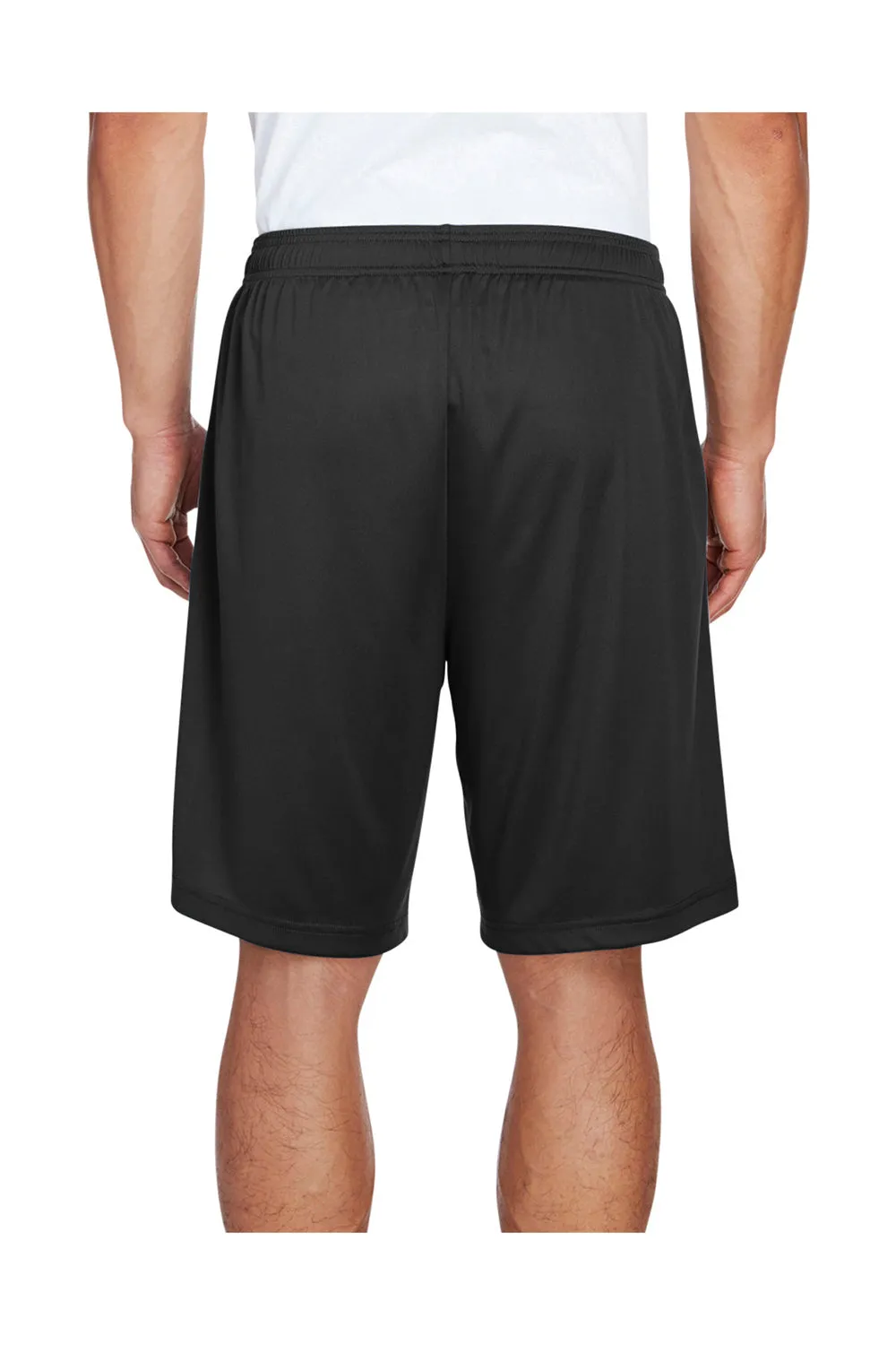 Short de performance pour hommes Team 365 Zone avec poches et évacuation de l'humidité - Noir