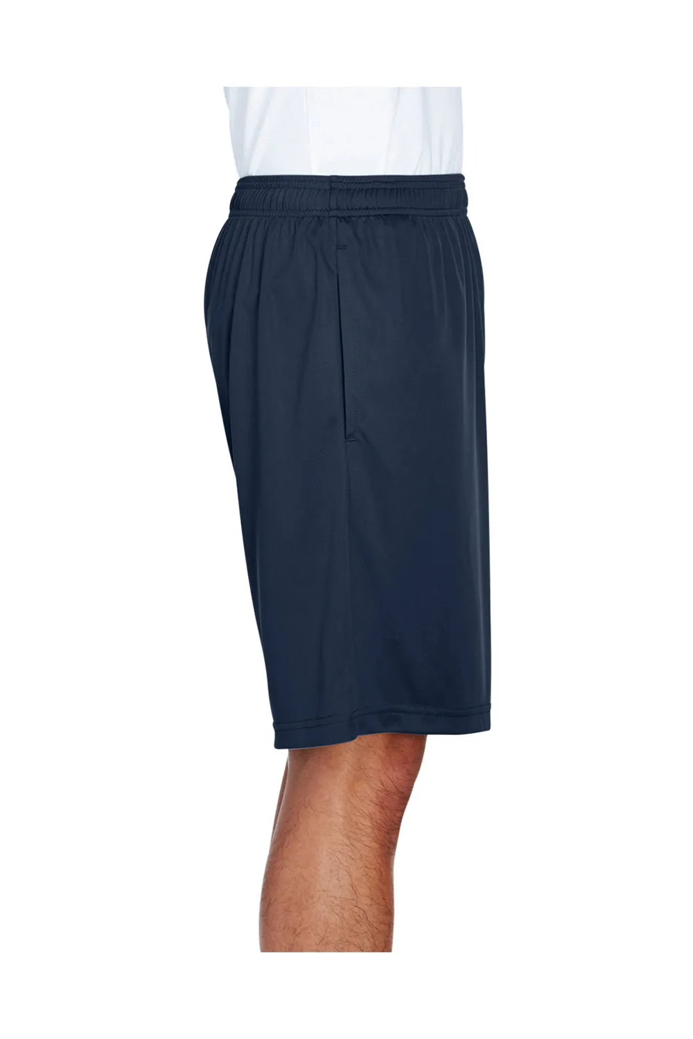 Short de performance pour hommes Team 365 Zone avec poches et évacuation de l'humidité - Bleu marine foncé