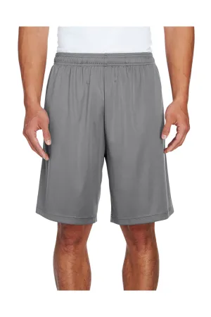 Short de performance pour hommes Team 365 Zone avec poches et évacuation de l'humidité - Gris graphite