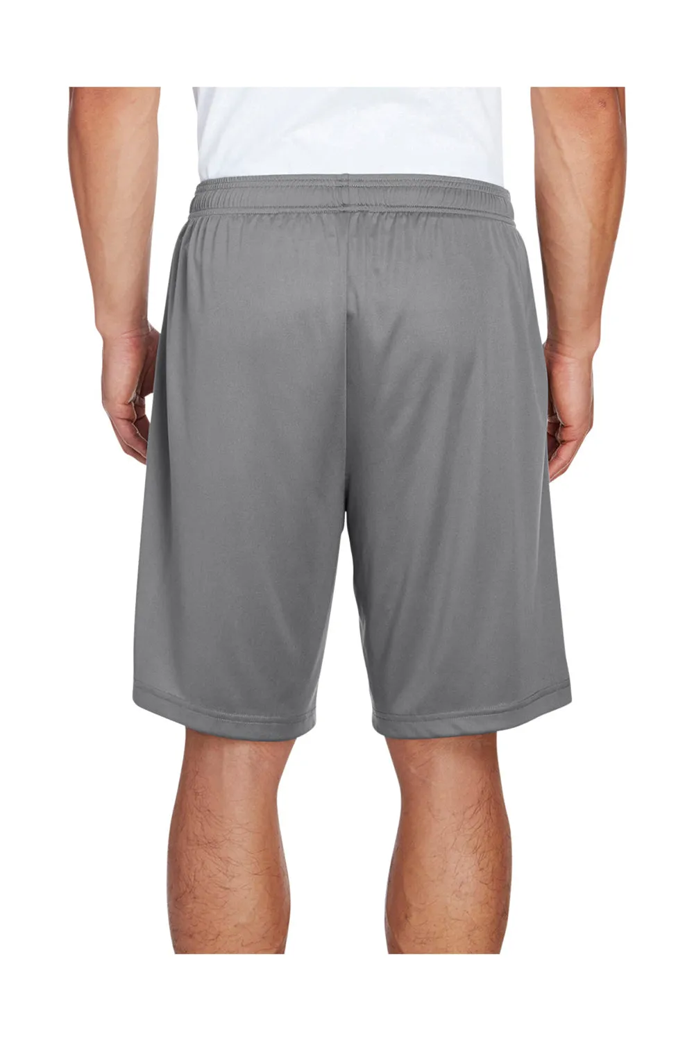 Short de performance pour hommes Team 365 Zone avec poches et évacuation de l'humidité - Gris graphite