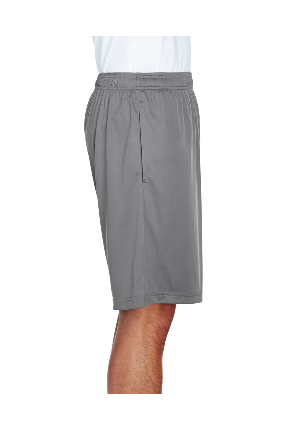 Short de performance pour hommes Team 365 Zone avec poches et évacuation de l'humidité - Gris graphite