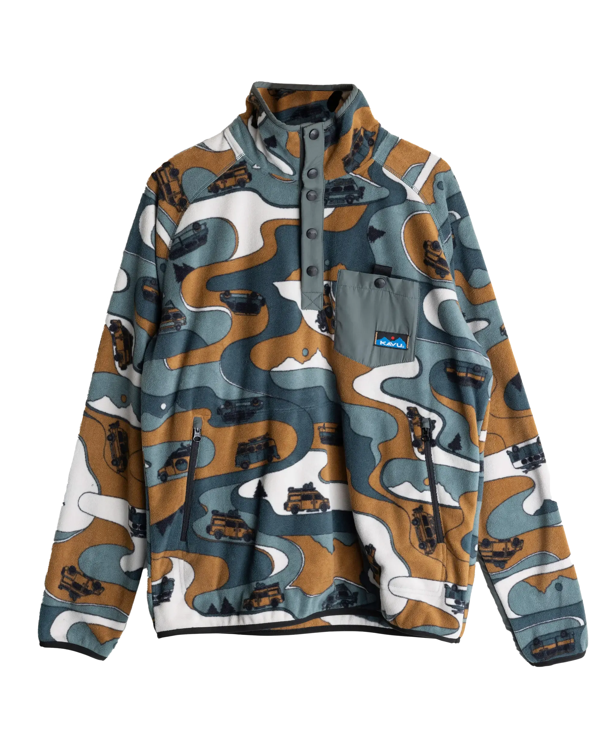 Veste en polaire Teannaway dans le coloris Dream Van Glen