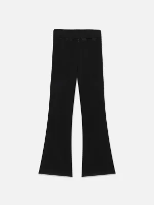 La mini botte Jetset Crop -- Noir brillant