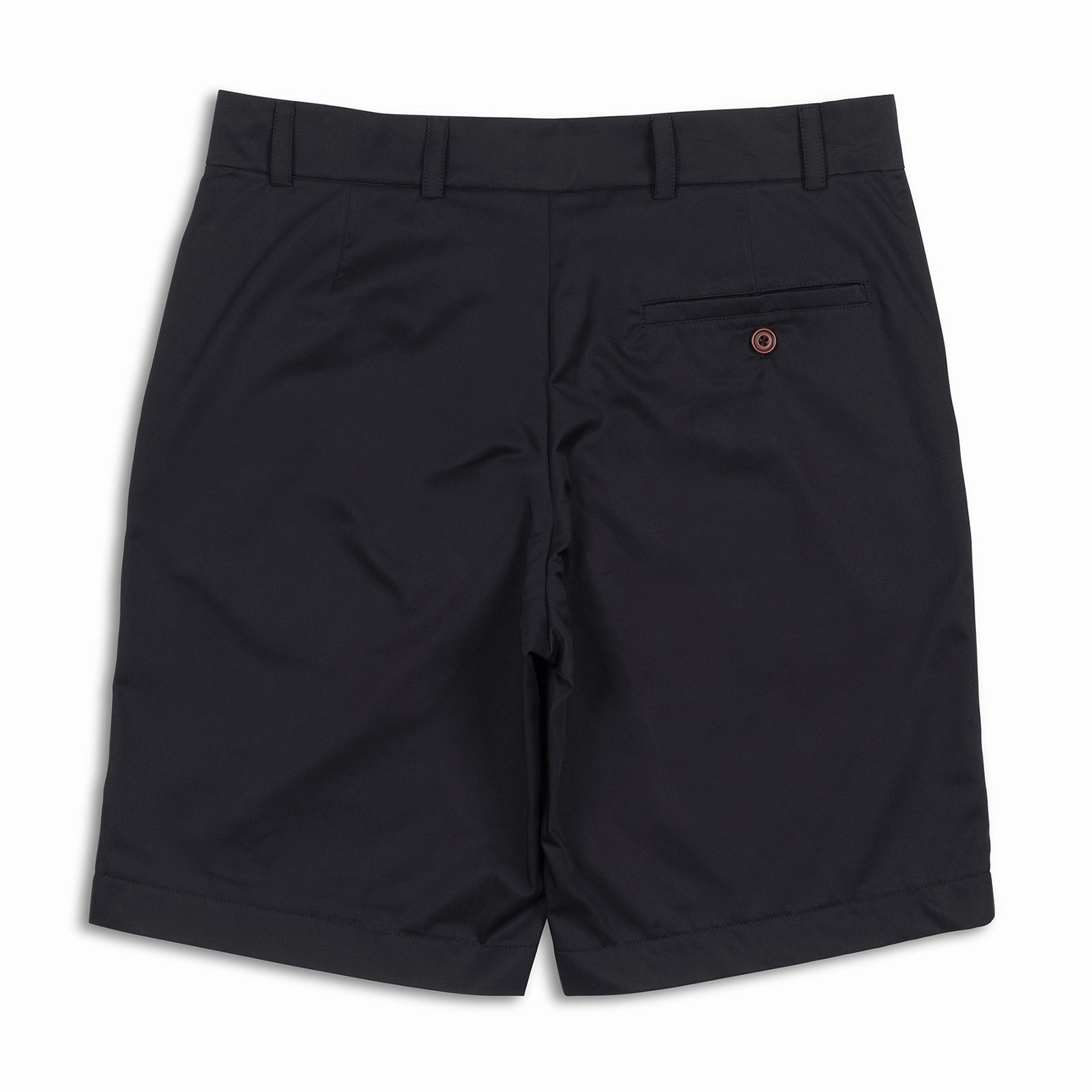 The Merchant Fox Cotton Shorts in Black