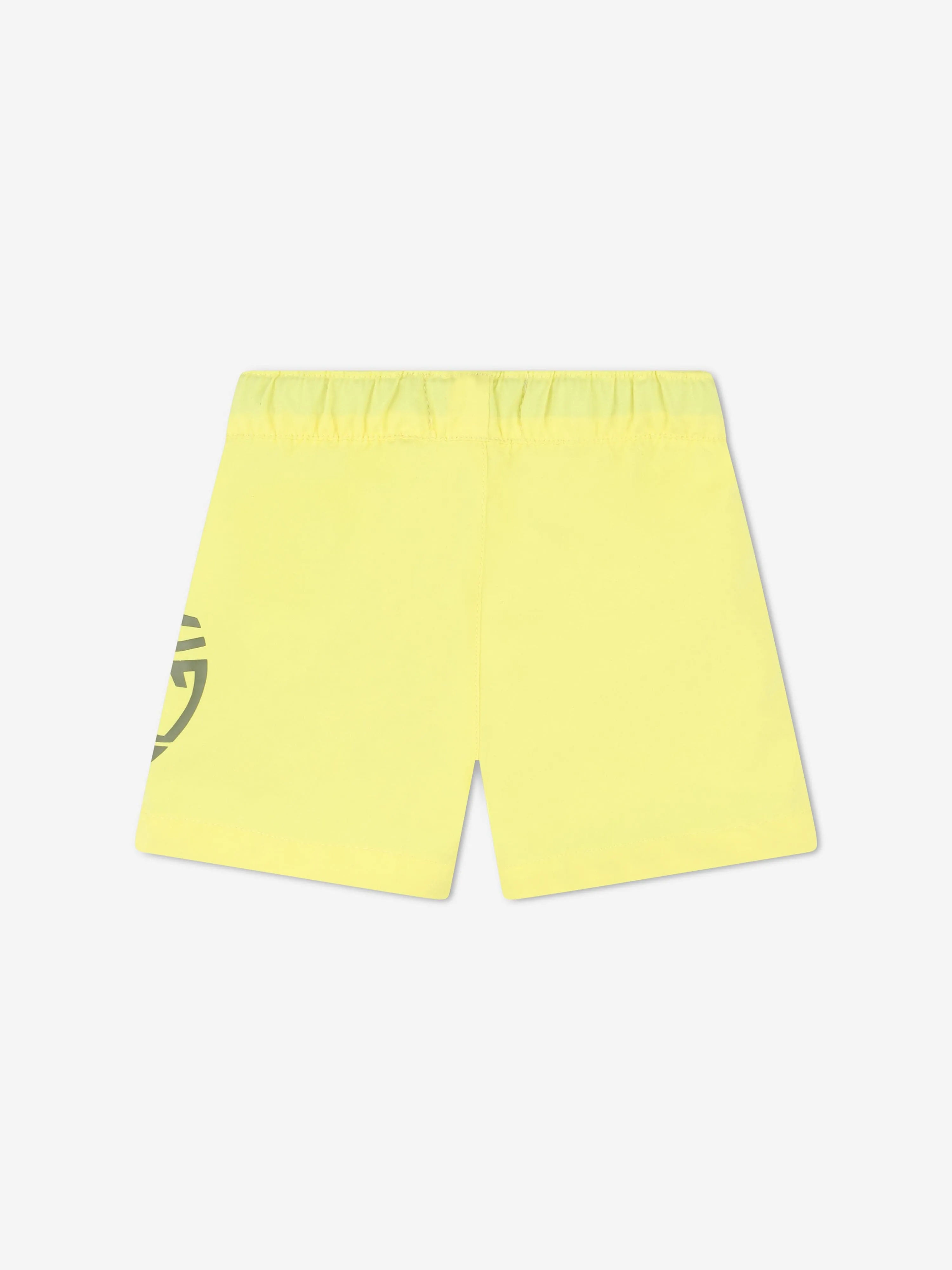 Short de bain Timberland pour bébé garçon avec impression de logo en jaune