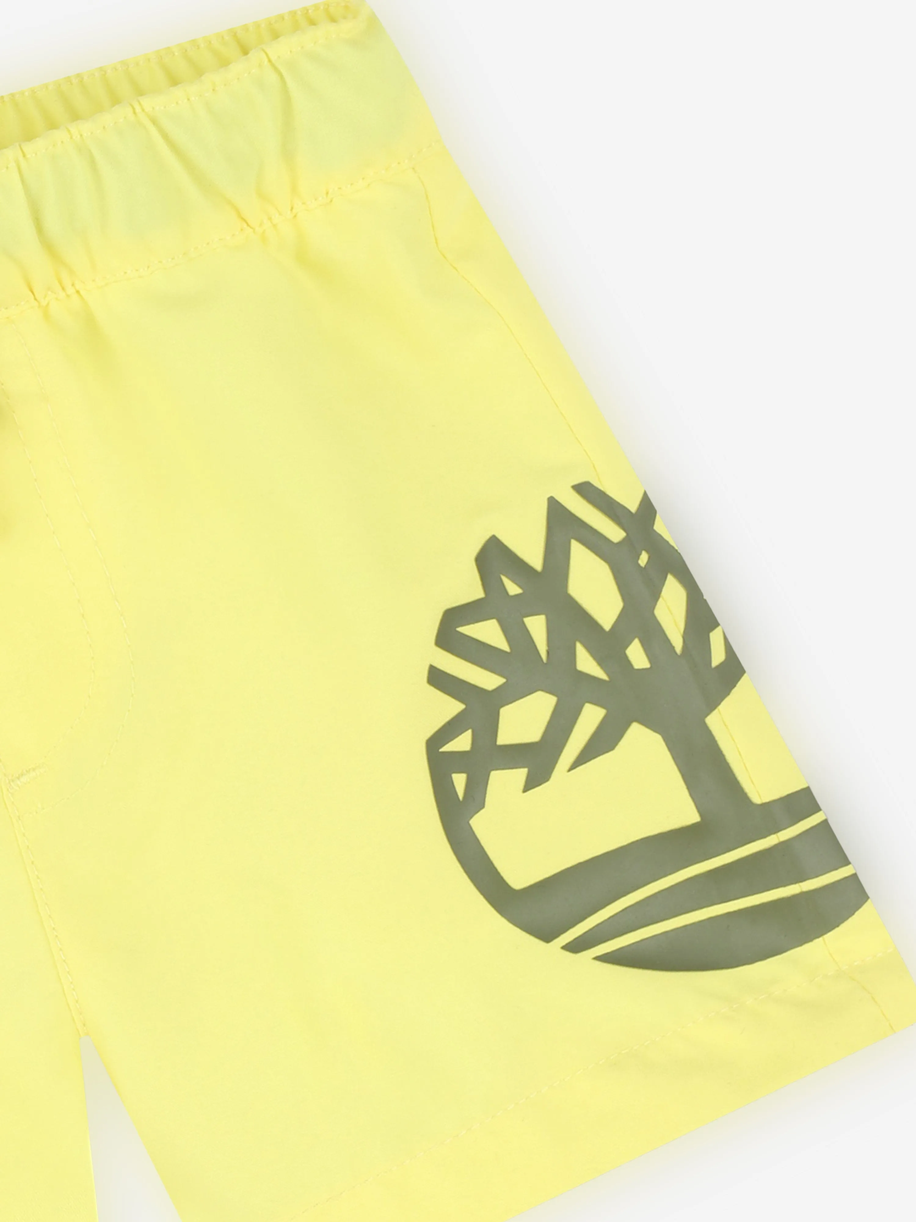 Short de bain Timberland pour bébé garçon avec impression de logo en jaune
