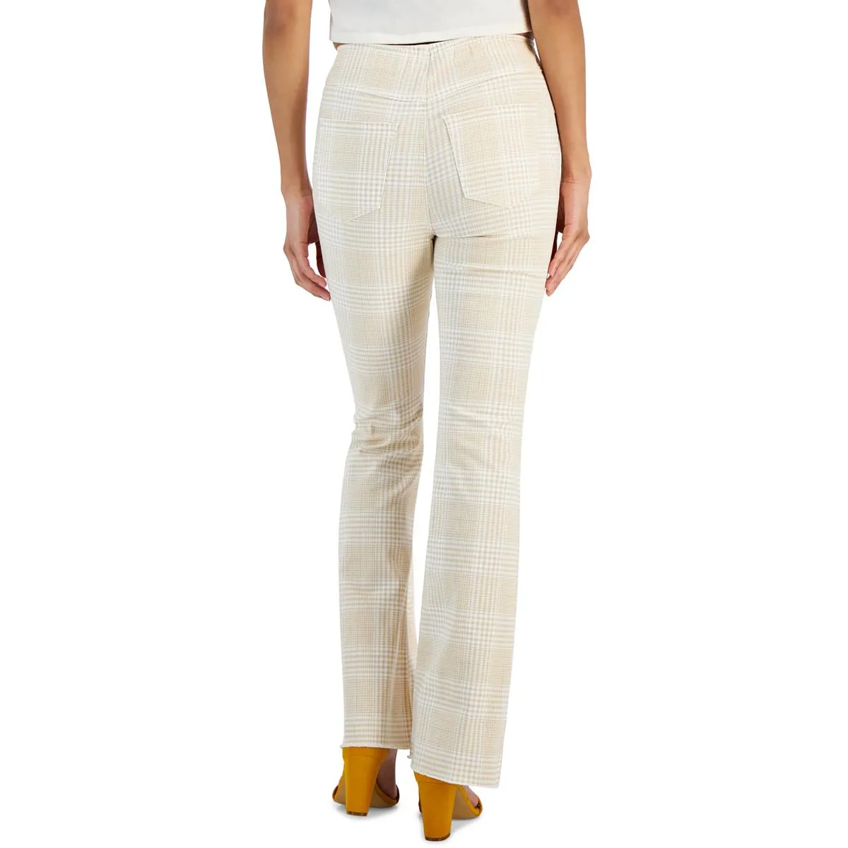 Jeans Flare à Ourlet Brut Taille Haute pour Filles Juniors Tinseltown