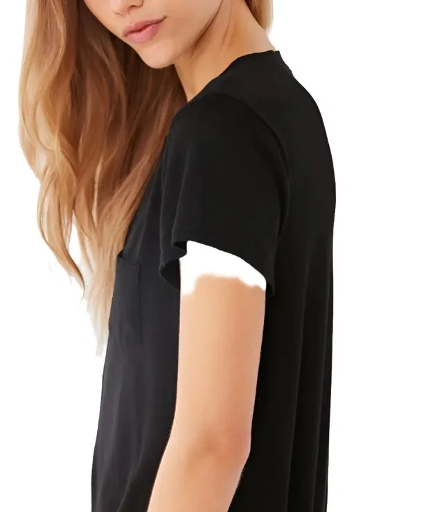 TMD T-shirt à col rond avec poche