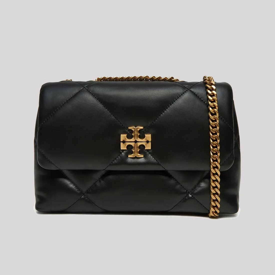 Tory Burch Sacs TORY BURCH Petit Kira Diamond Matelassé Sac à Bandoulière Convertible Noir 154706