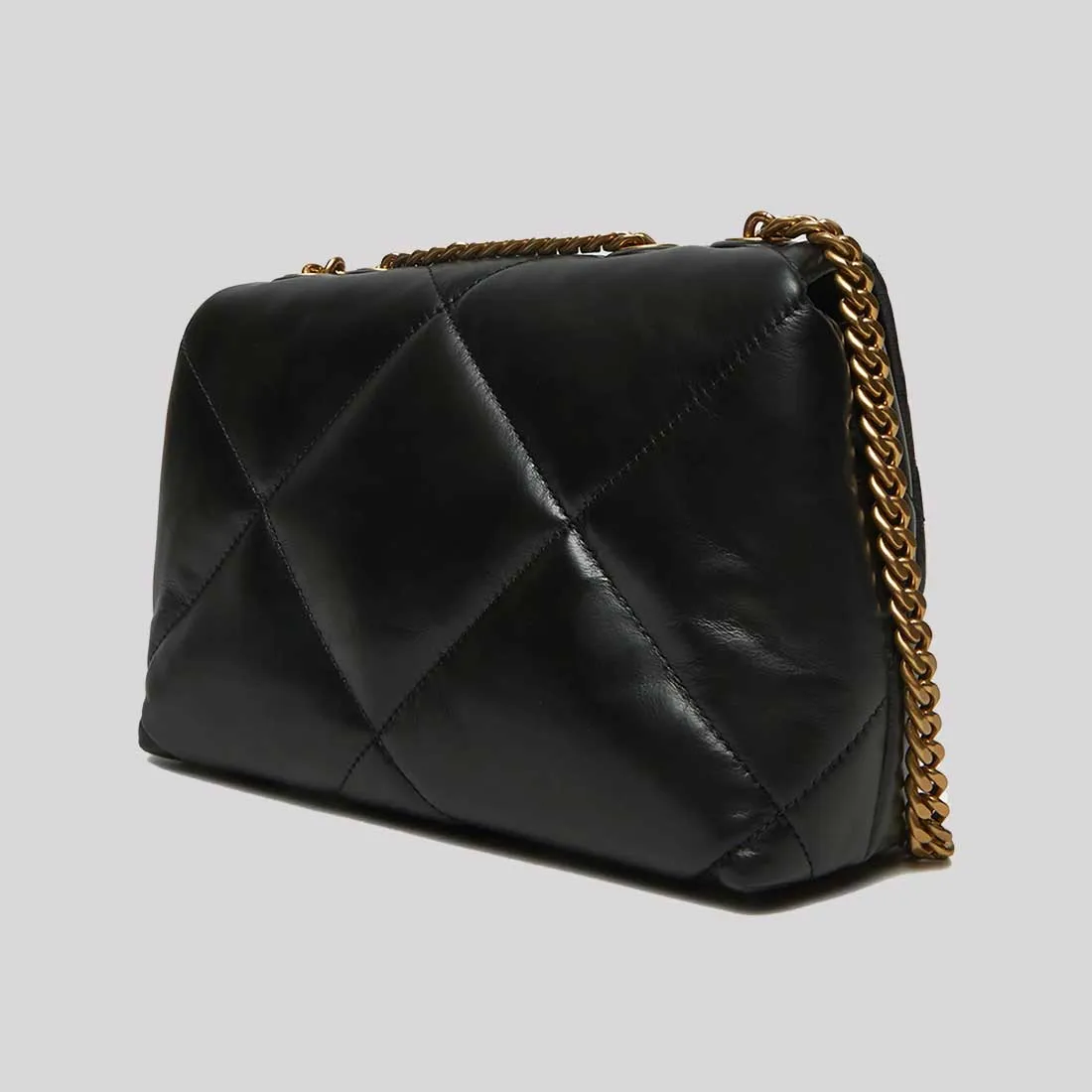 Tory Burch Sacs TORY BURCH Petit Kira Diamond Matelassé Sac à Bandoulière Convertible Noir 154706