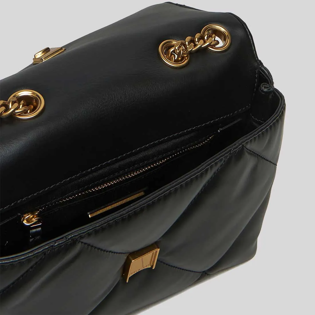 Tory Burch Sacs TORY BURCH Petit Kira Diamond Matelassé Sac à Bandoulière Convertible Noir 154706
