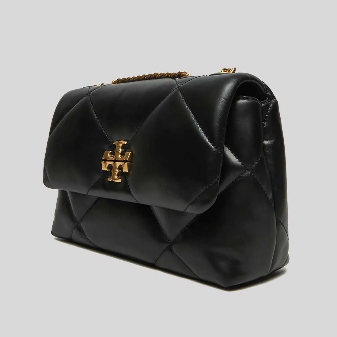 Tory Burch Sacs TORY BURCH Petit Kira Diamond Matelassé Sac à Bandoulière Convertible Noir 154706