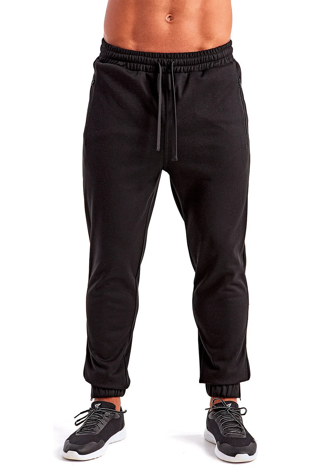 Pantalon de jogging pour hommes TriDri à évacuation de l'humidité avec poches - Noir