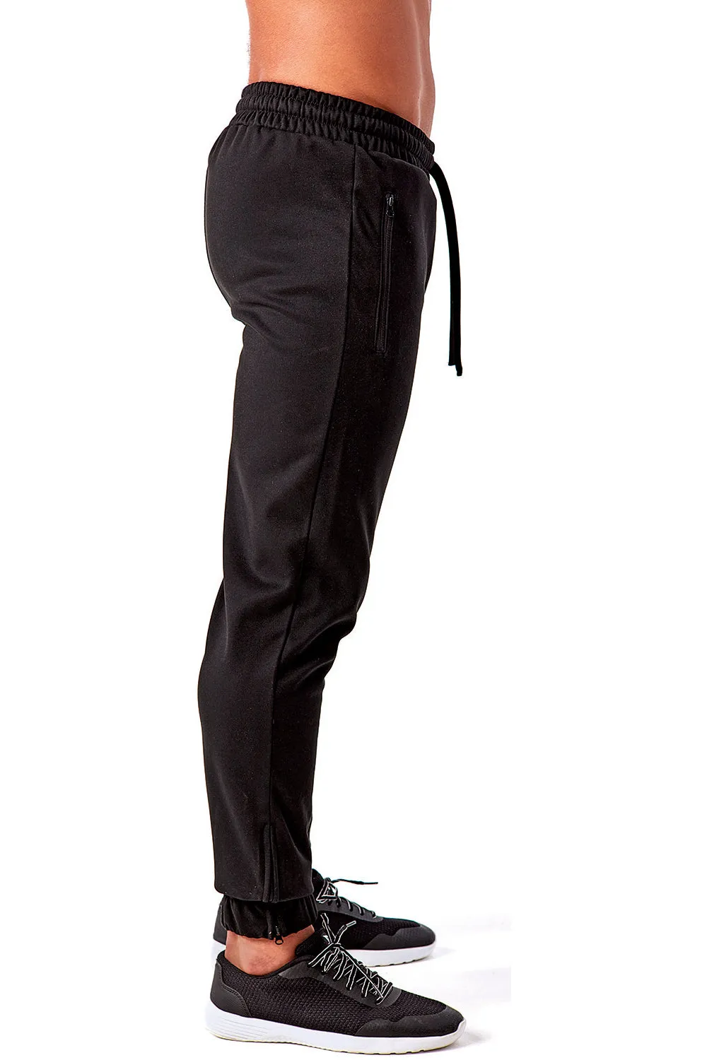 Pantalon de jogging pour hommes TriDri à évacuation de l'humidité avec poches - Noir