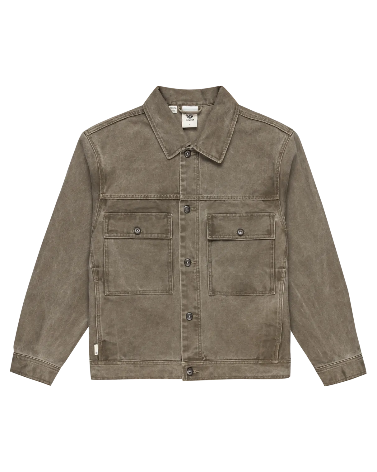 Veste de camionneur en toile gris pierre