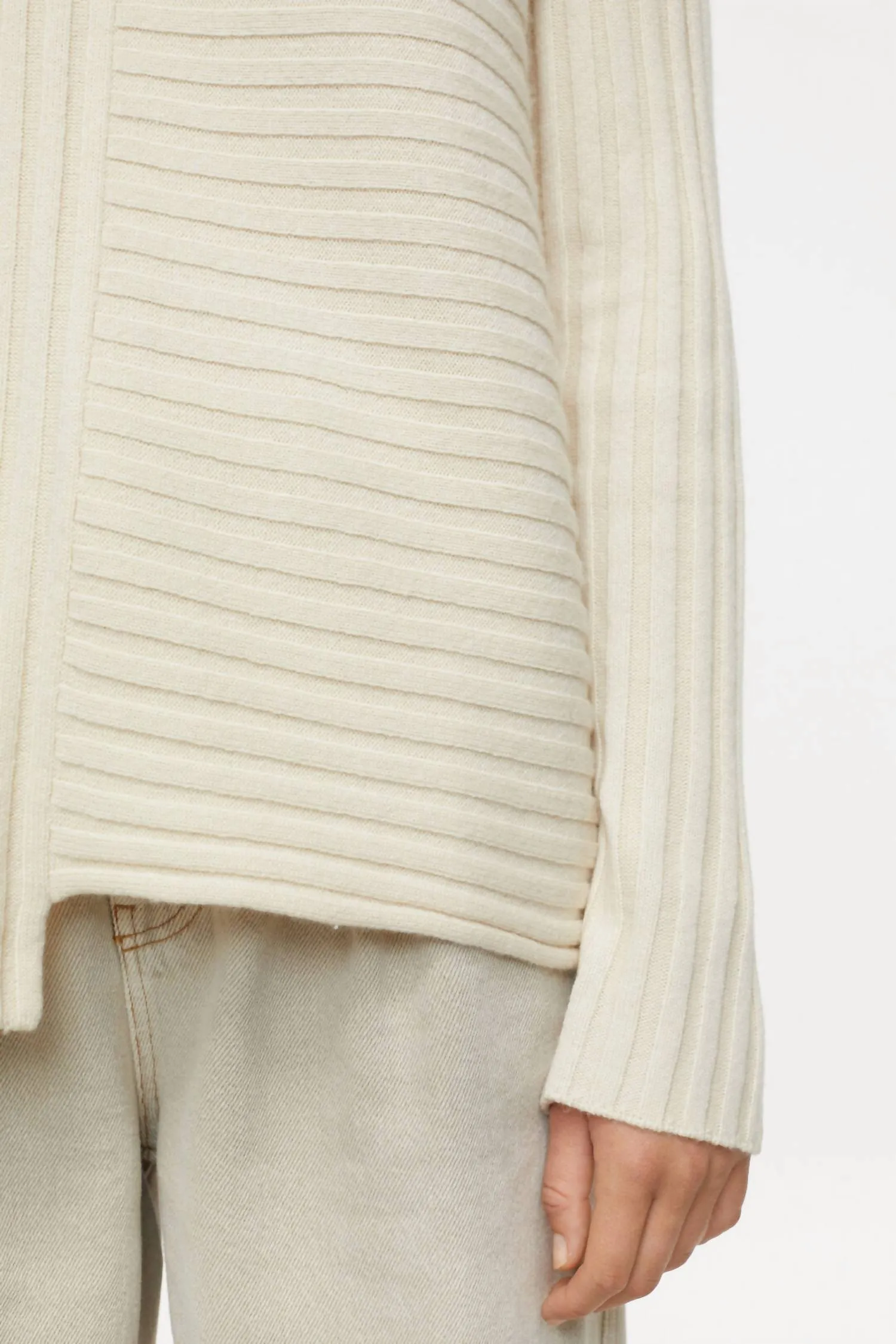 Pull Col Roulé En Laine Shetland
