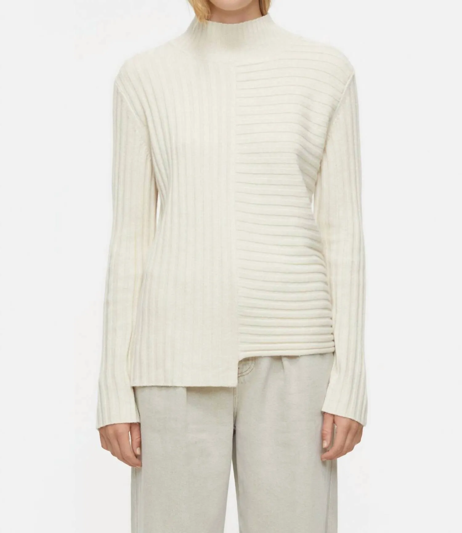 Pull Col Roulé En Laine Shetland