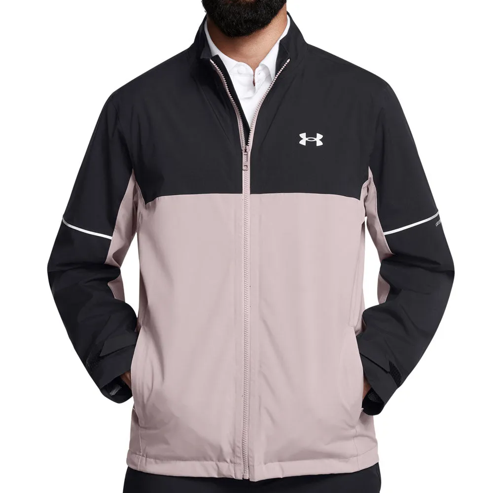 Veste imperméable Under Armour Drive Rain - Noir/Gris Tétra Vêtements Under Armour