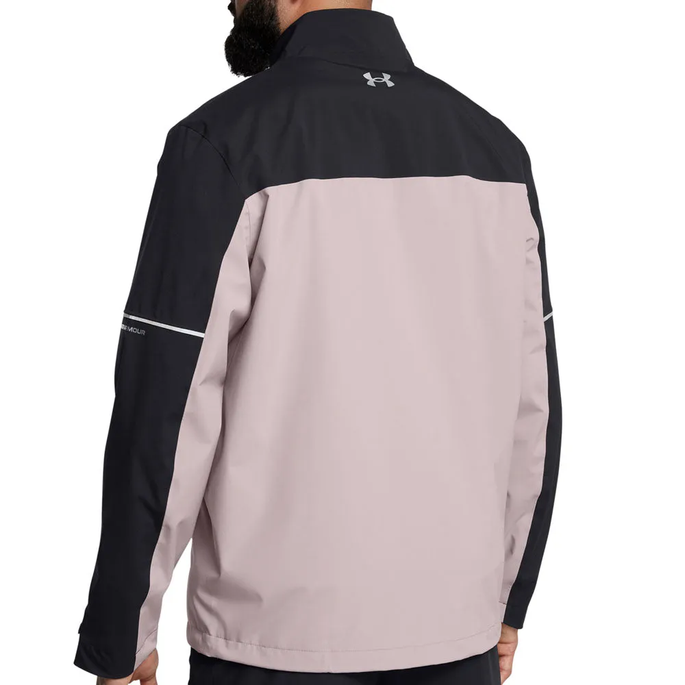 Veste imperméable Under Armour Drive Rain - Noir/Gris Tétra Vêtements Under Armour