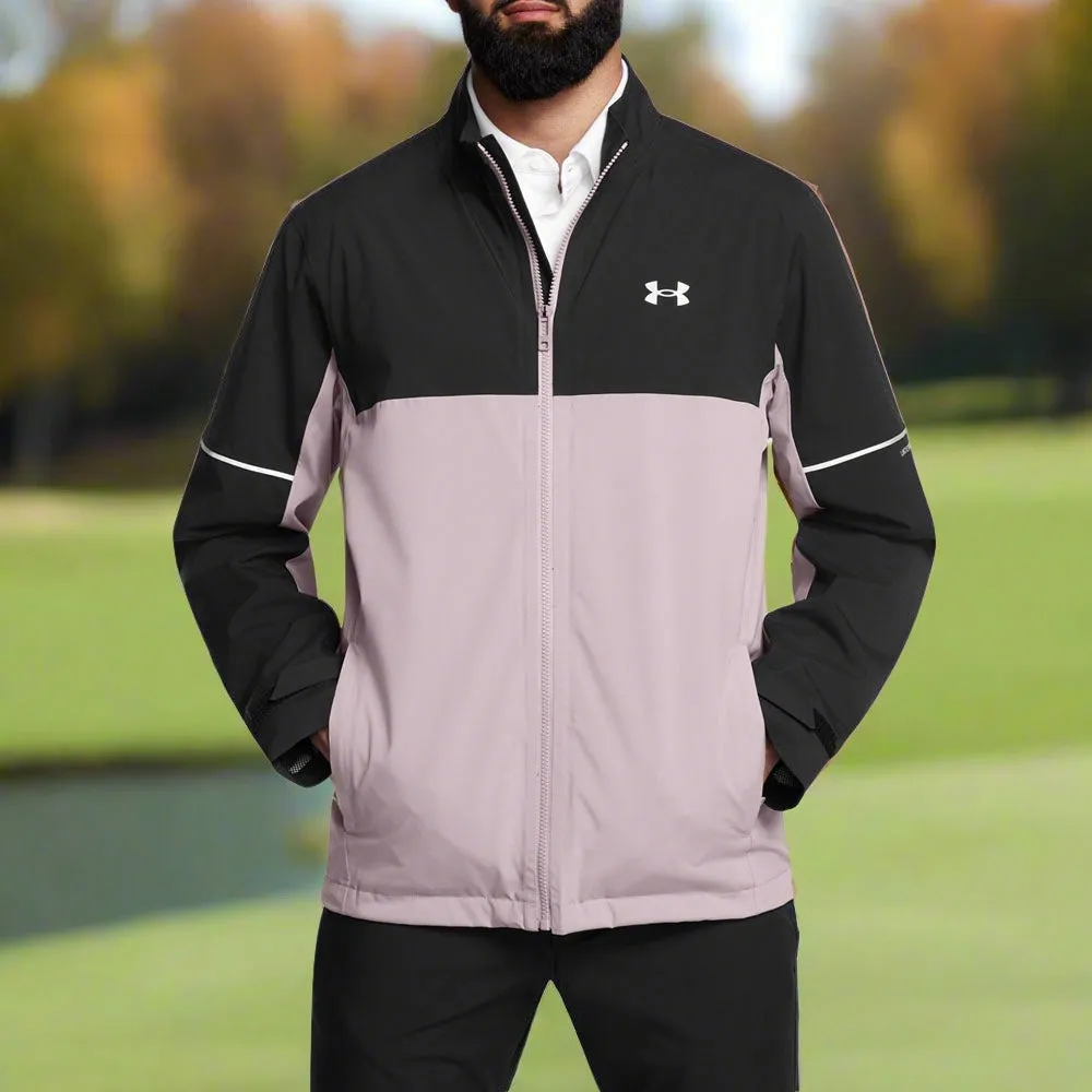 Veste imperméable Under Armour Drive Rain - Noir/Gris Tétra Vêtements Under Armour