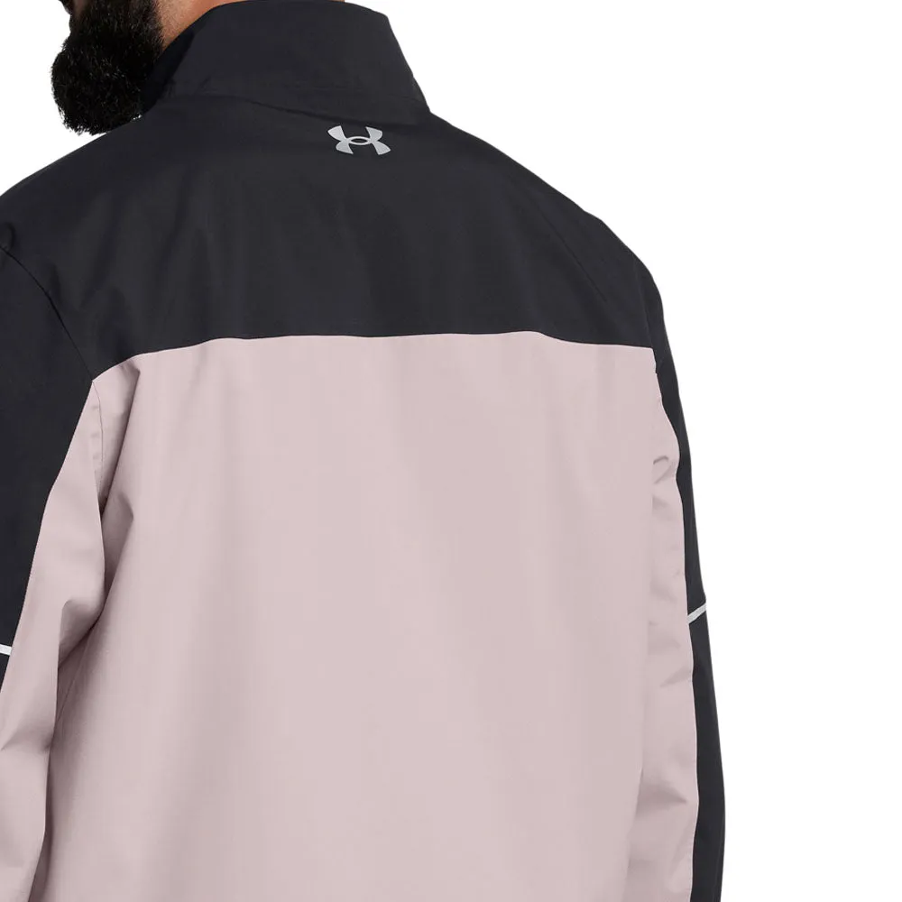 Veste imperméable Under Armour Drive Rain - Noir/Gris Tétra Vêtements Under Armour