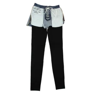 Unravel Project Pantalon Déconstruit - Denim