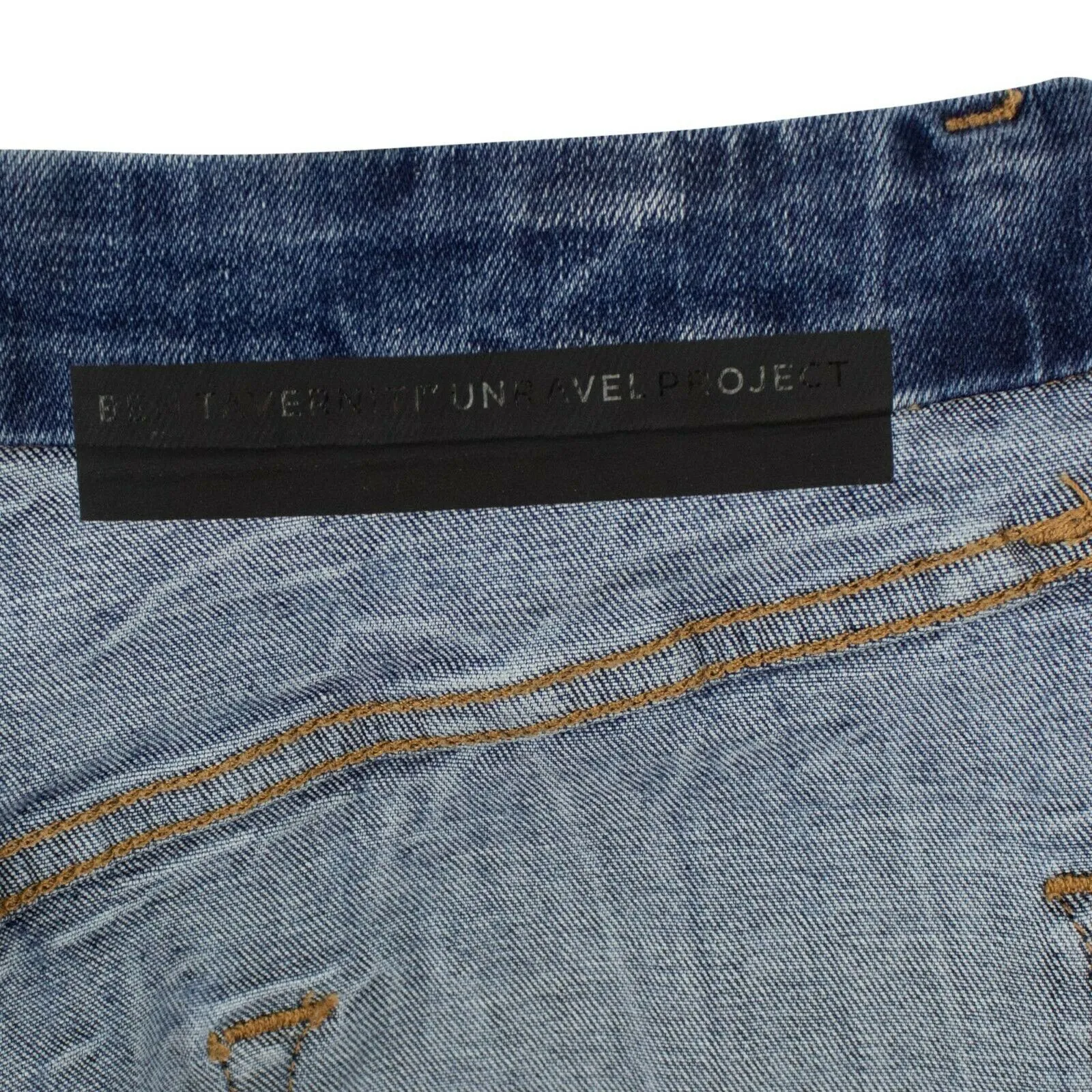 Unravel Project Pantalon Déconstruit - Denim