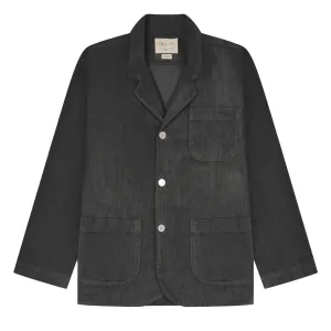 Uskees 3006 Veste en Corde Noir Délavé
