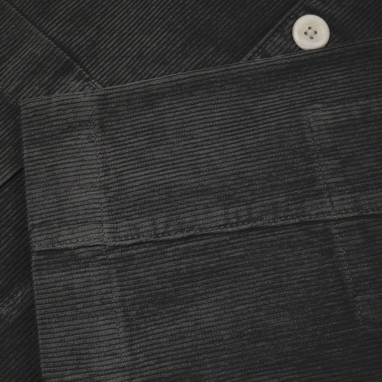 Uskees 3006 Veste en Corde Noir Délavé