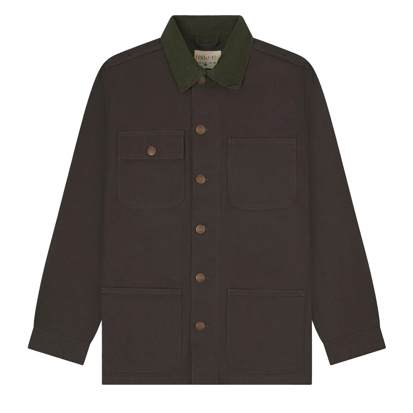 Veste de travail Uskees 3025 en toile, couleur charbon