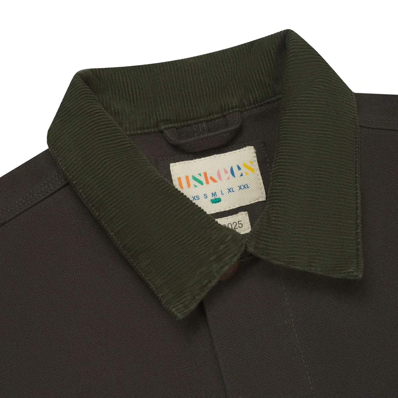Veste de travail Uskees 3025 en toile, couleur charbon