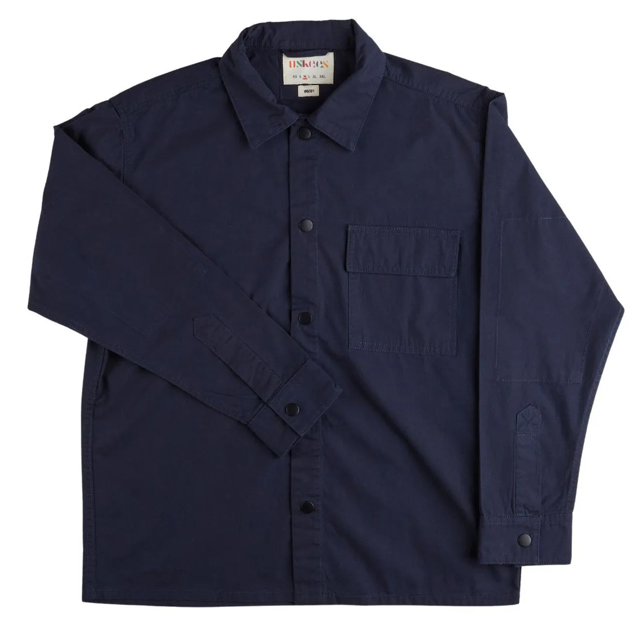 Uskees 6001 Chemise légère à boutons Bleu nuit