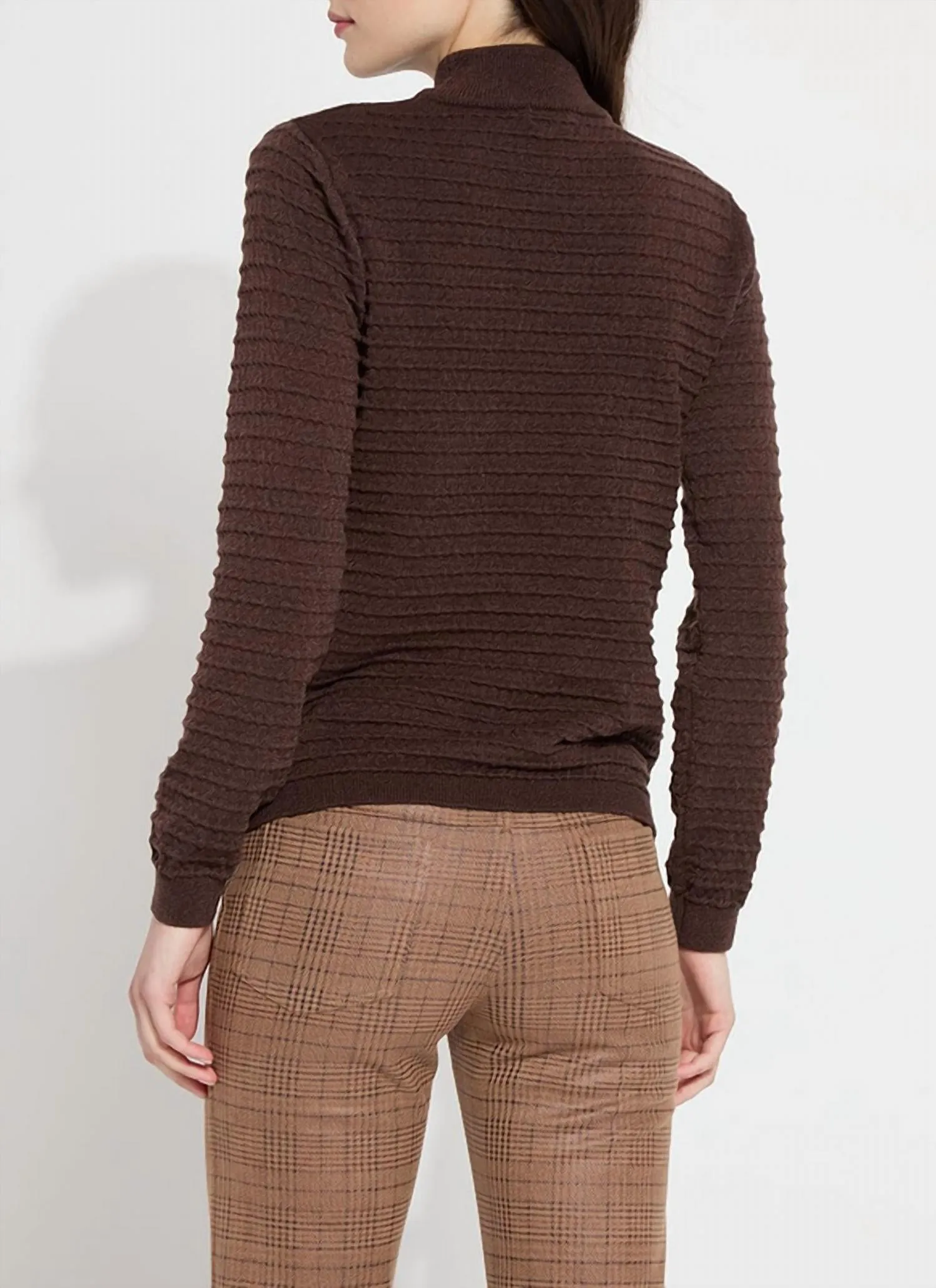 Pull Valery Mockneck en Moka