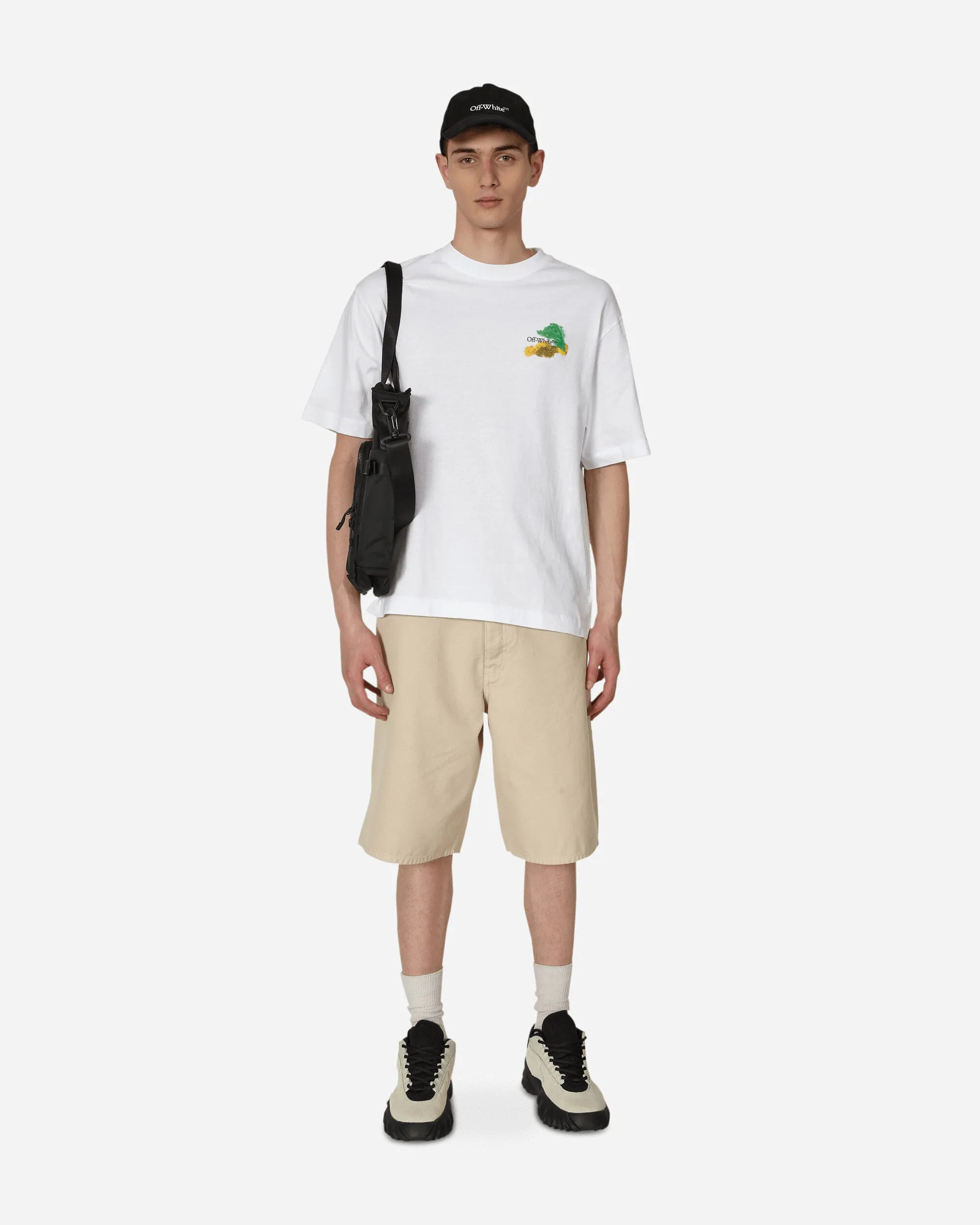 Short de sport utilitaire Wave Off en toile beige
