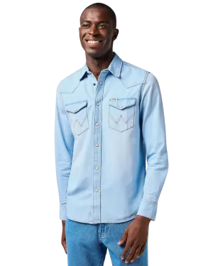 Chemise western dans une teinte authentique