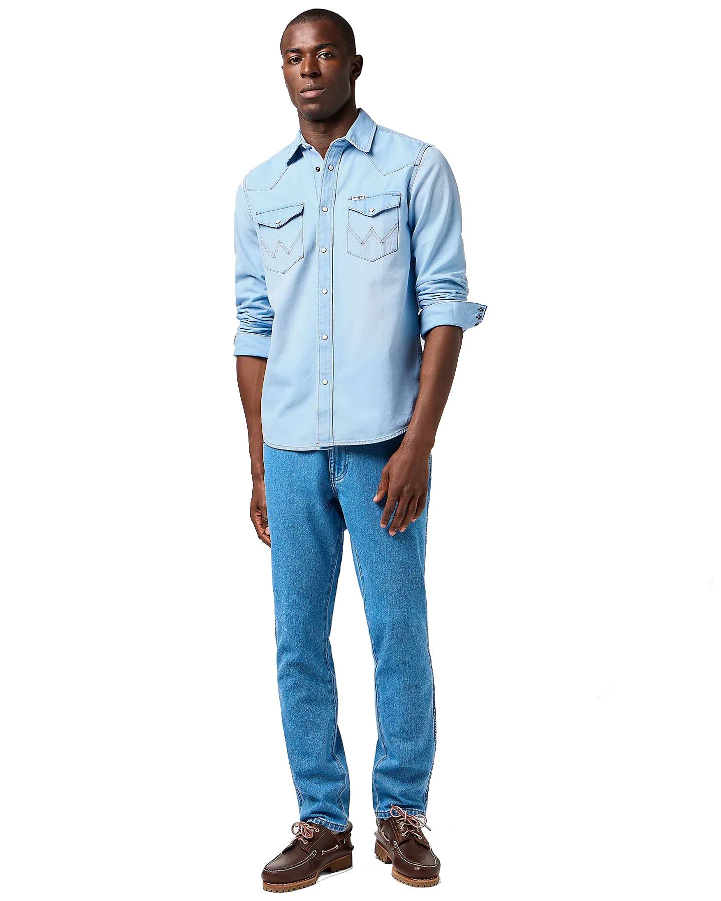 Chemise western dans une teinte authentique